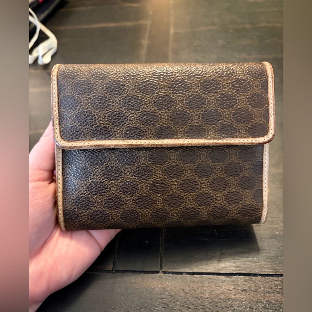 Brown Celine Macadam Wallet - Picture 1 of 12
